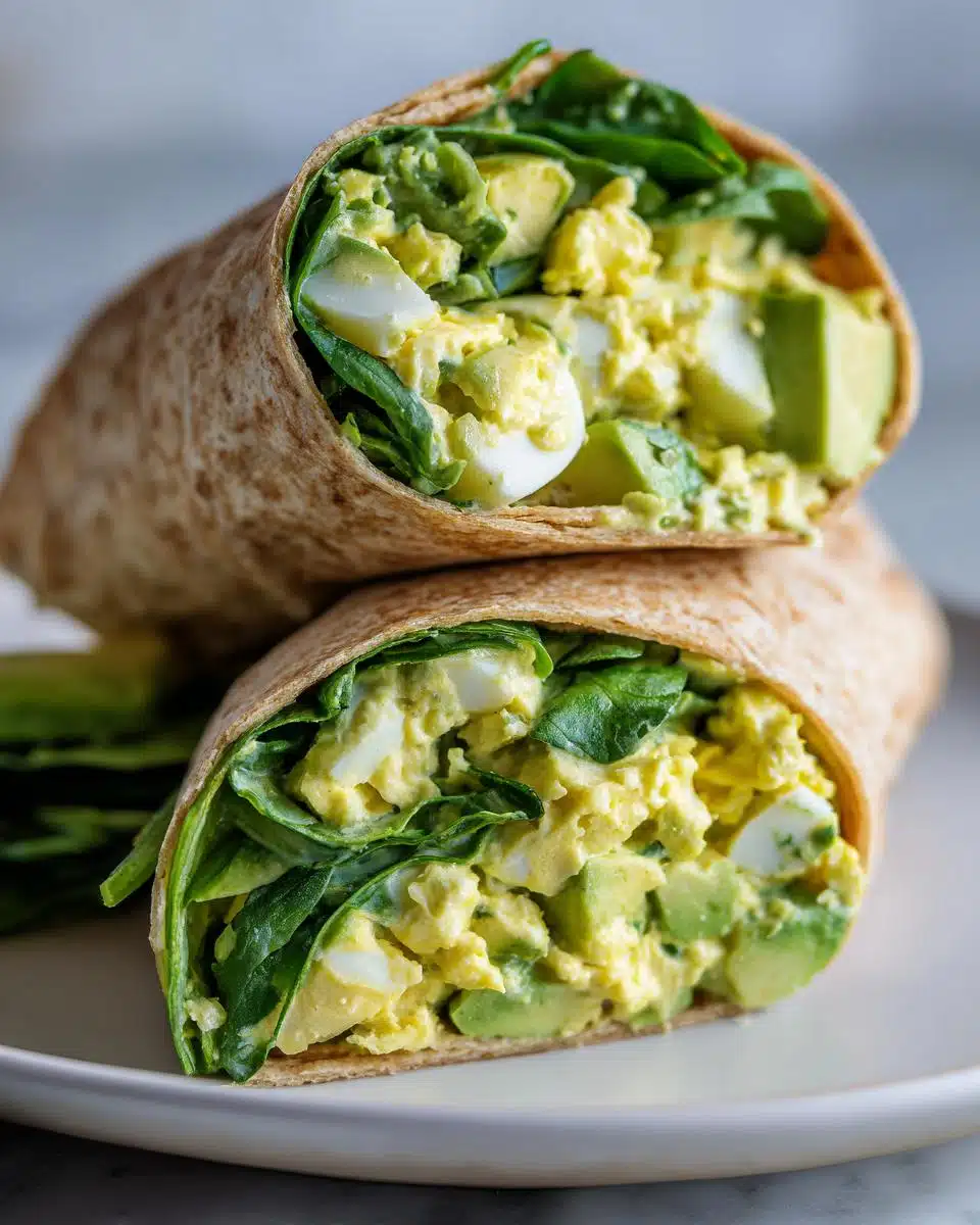 20-Minute Avocado Egg Salad Wrap That’s Insanely Creamy