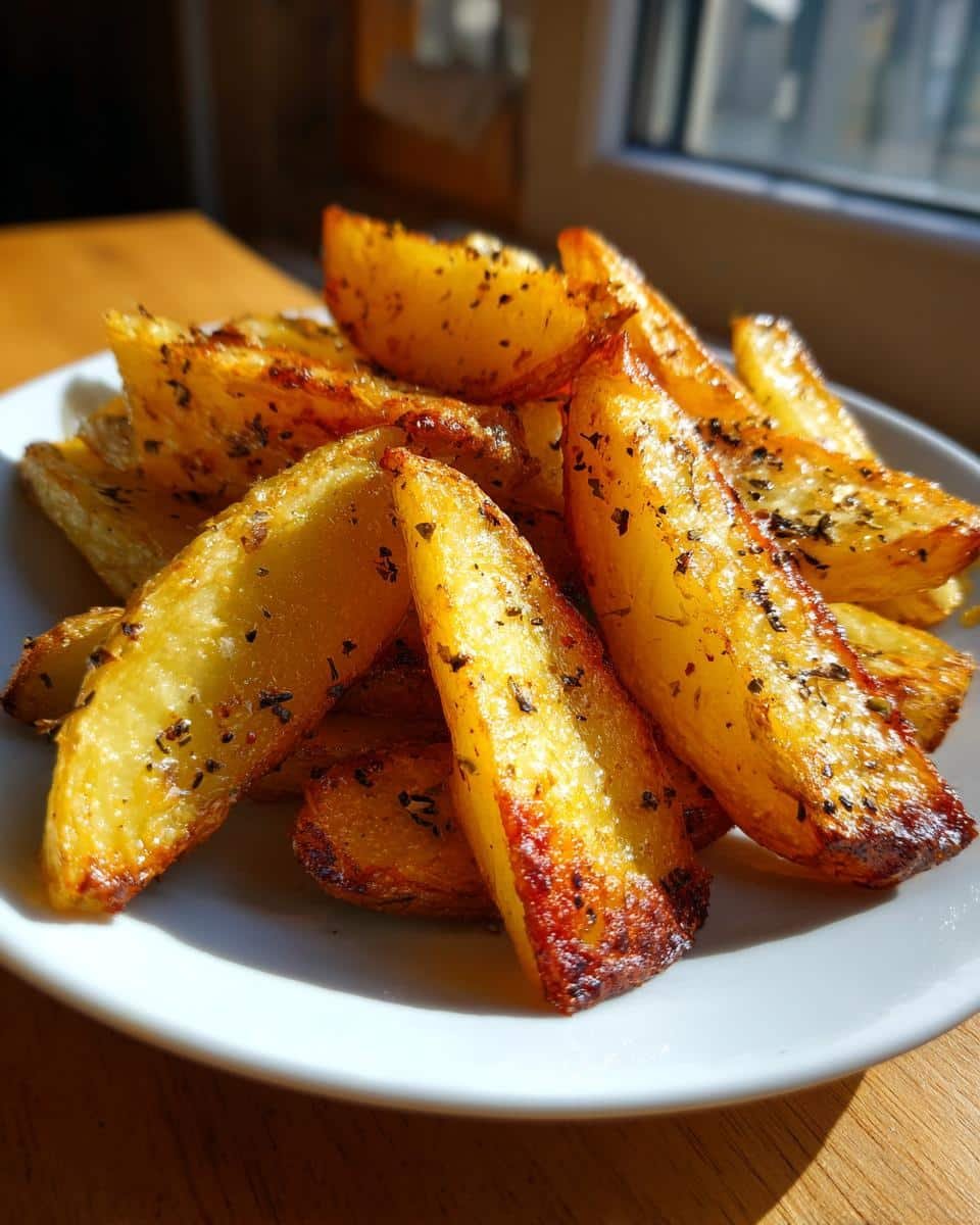 Crispy Baked Greek Lemon Potatoes – 7 Ingredient Sunday Magic