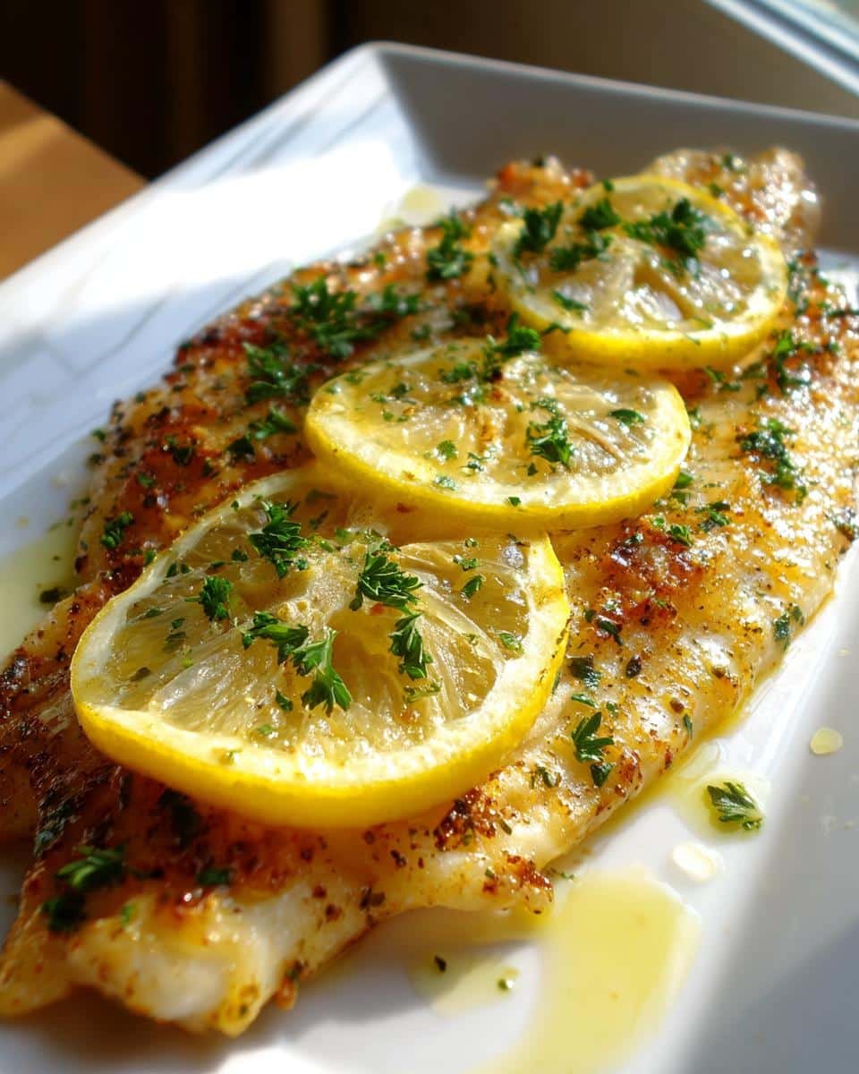 Baked tilapia with lemon family meal - detail 2