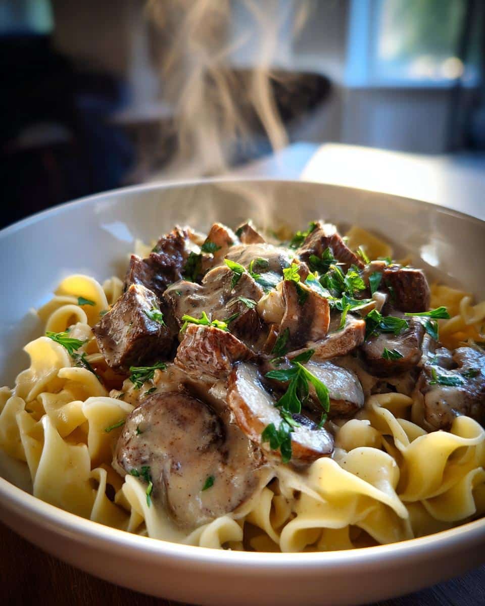 Beef Stroganoff - detail 2