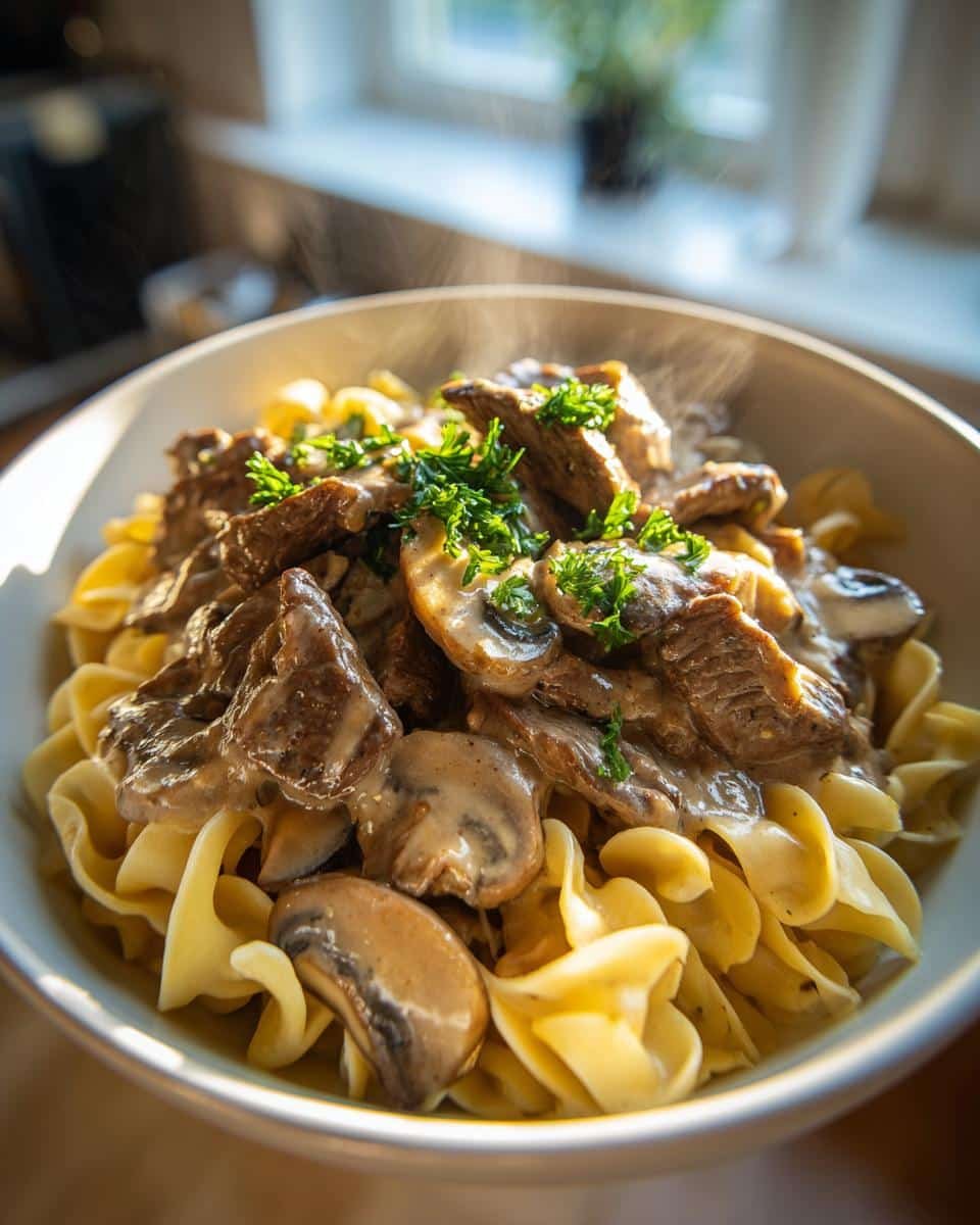 Beef Stroganoff
