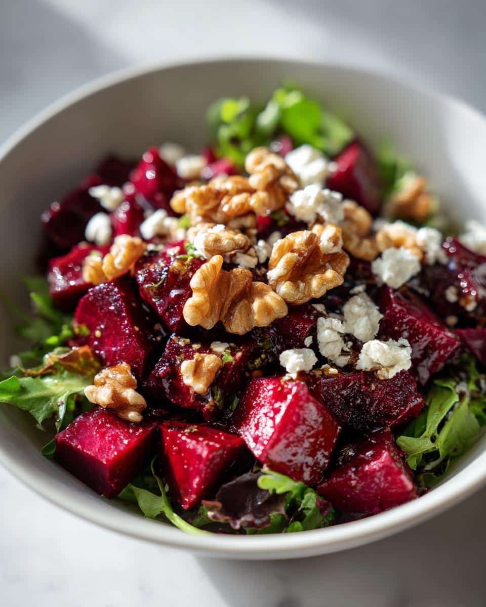 Beet and Walnut Salad - detail 1