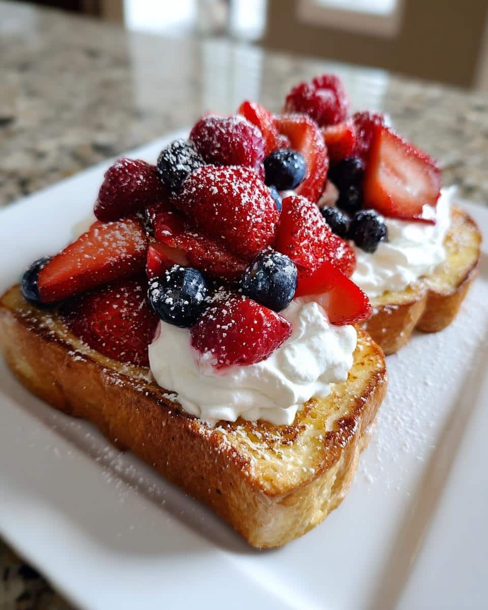 Irresistible Berries and Cream French Toast in 15 Minutes