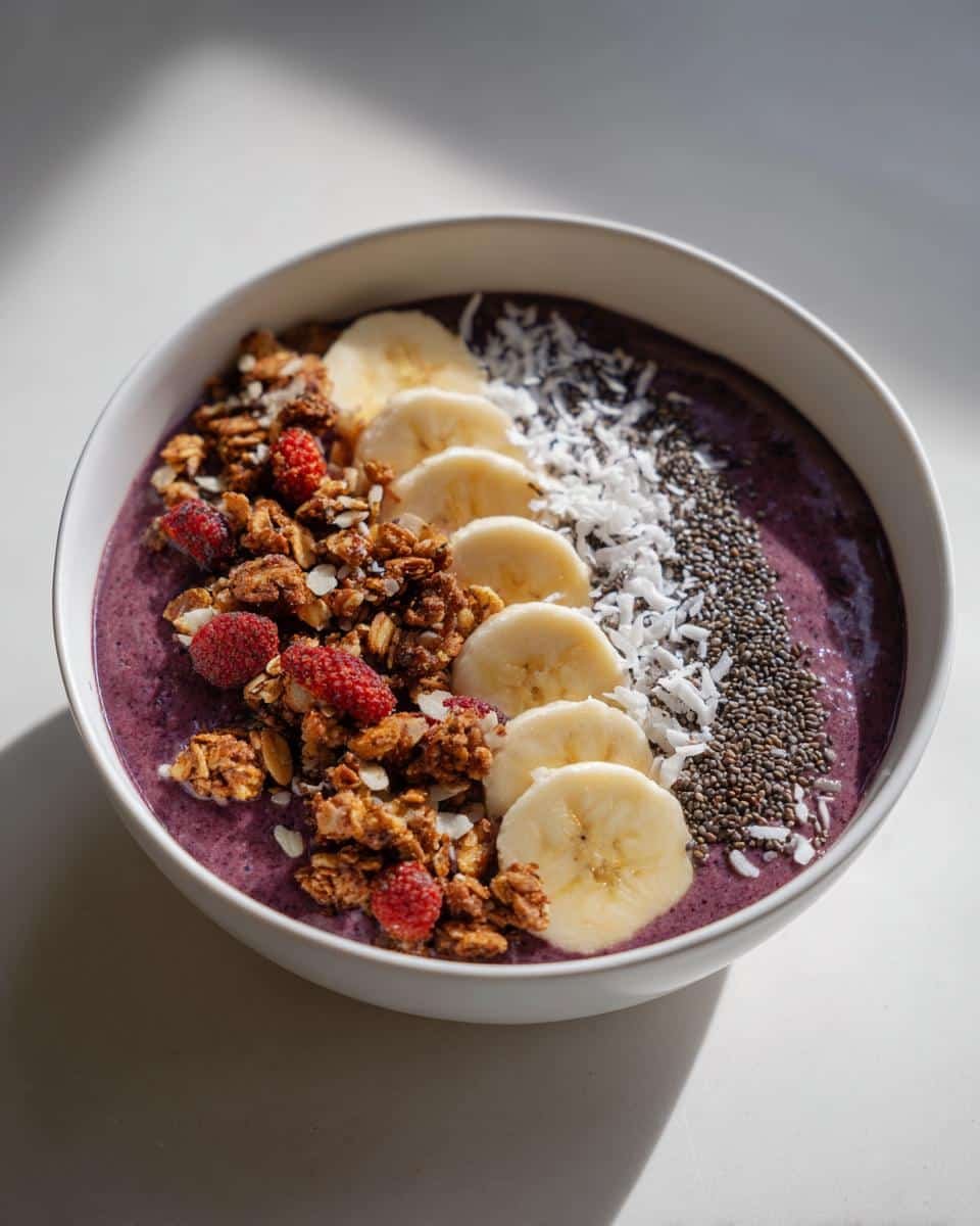 5-Minute Magical Berry Blast Acai Bowl Recipe