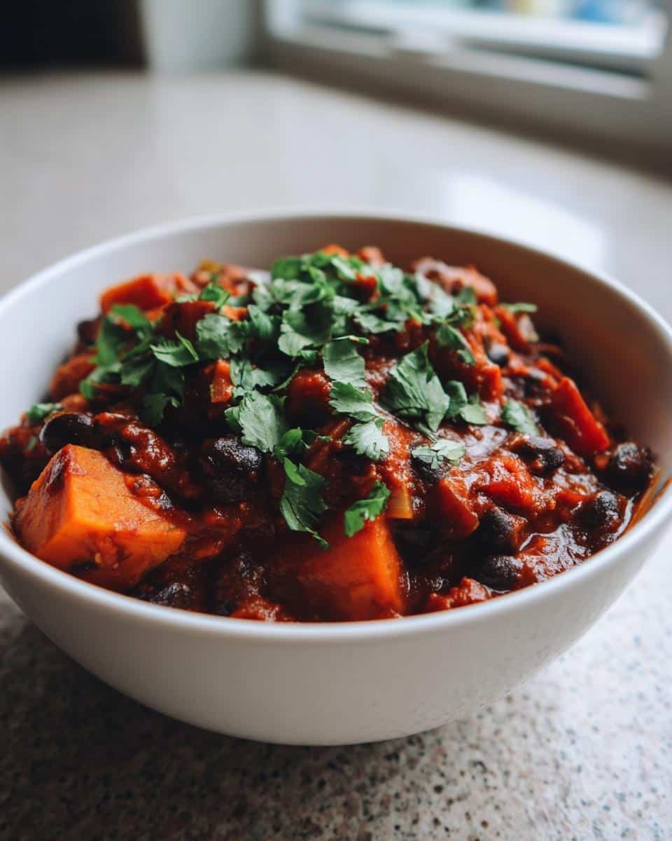 35-Minute Magical Black Bean Sweet Potato Chili Kid Friendly Recipe