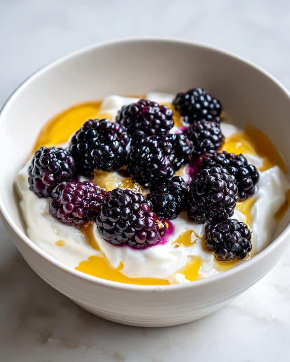 5-Minute Blackberry Lemon Yogurt That Tastes Like Sunshine