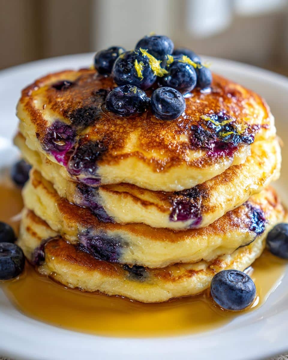 Blueberry Lemon Pancakes - detail 1
