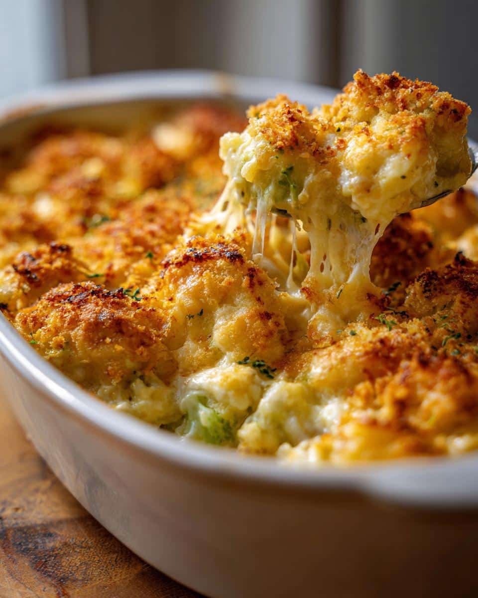Broccoli cheddar bake kid friendly - detail 2