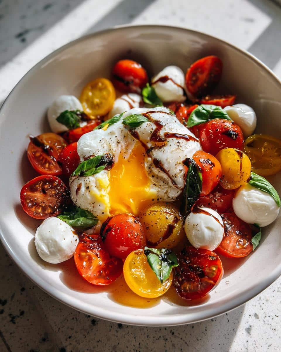 Irresistible 10-Minute Caprese Breakfast Salad Recipe