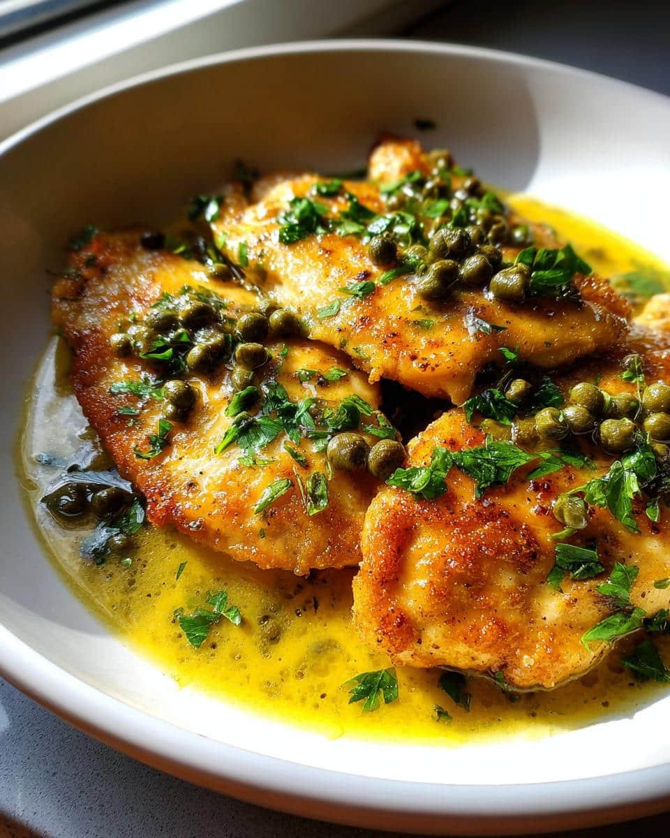 Chicken Piccata - detail 2