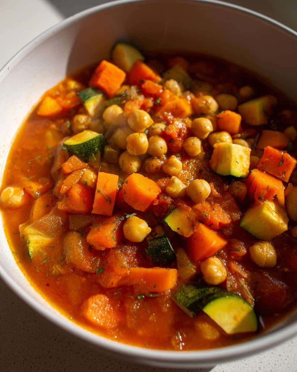 Chickpea and vegetable stew kid friendly - detail 1