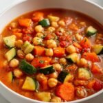 Chickpea and vegetable stew kid friendly