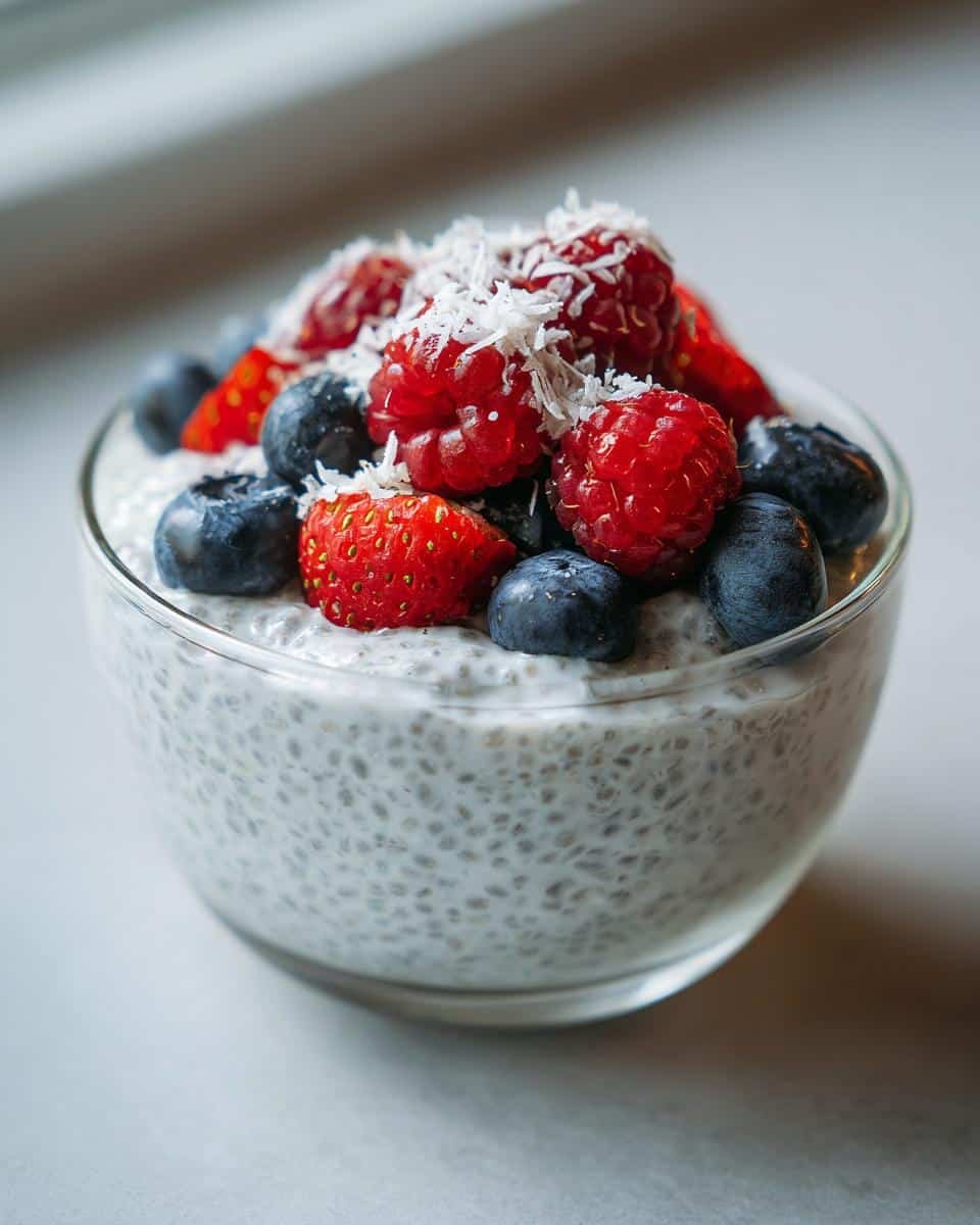 Coconut Chia Seed Pudding - detail 1