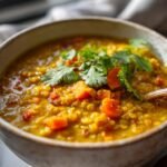 Coconut curry lentil stew