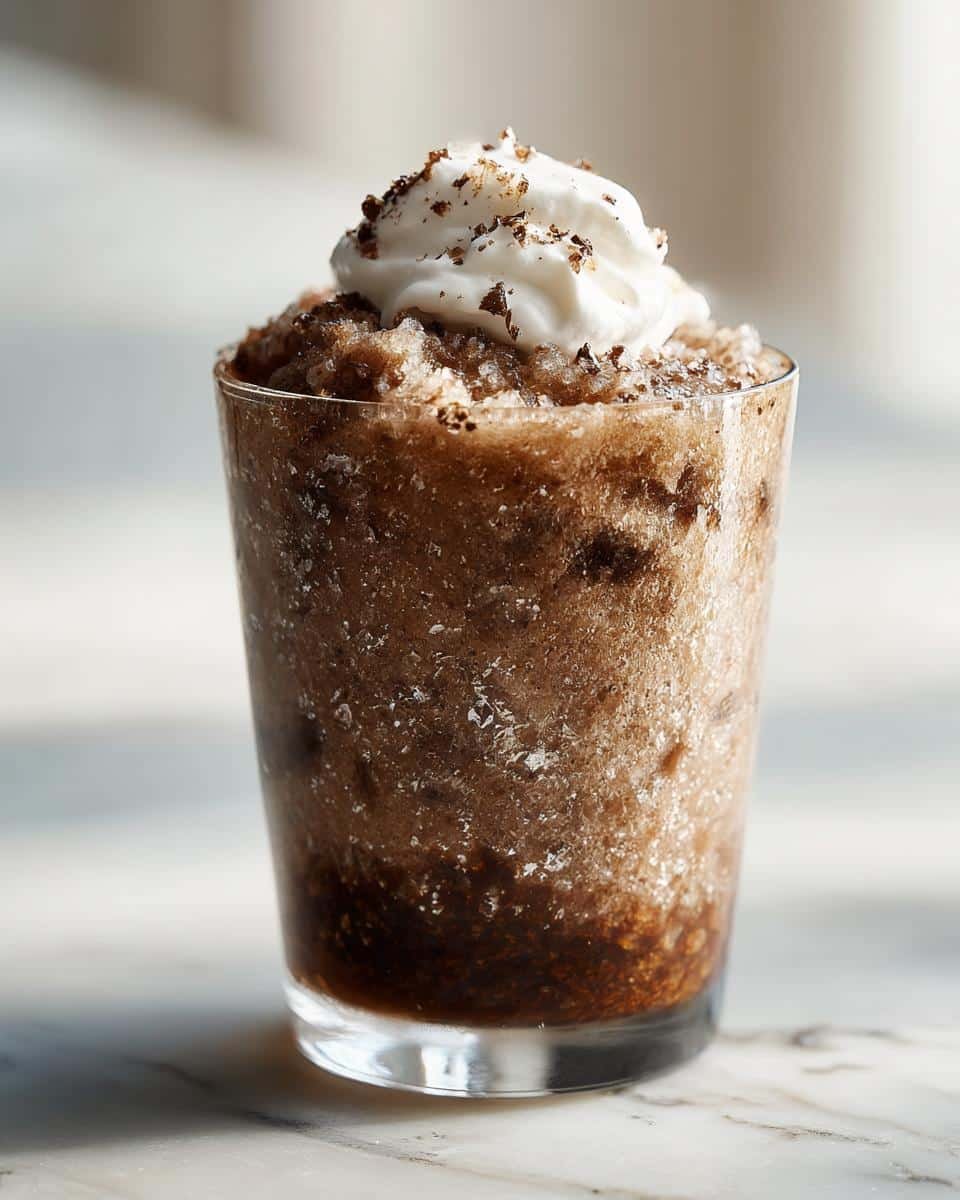 Coffee Granita - detail 1