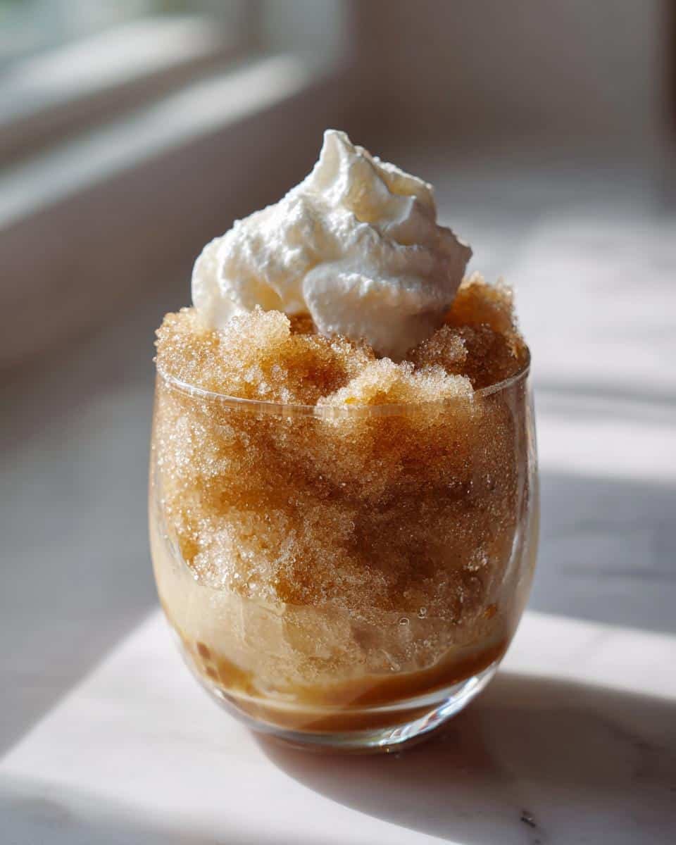 Coffee Granita - detail 2