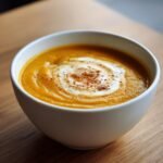 Creamy pumpkin soup fall family favorite​