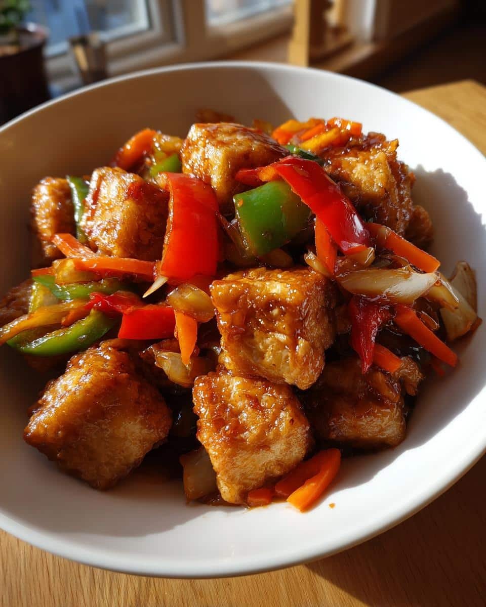 Crispy Tofu Stir Fry - detail 2