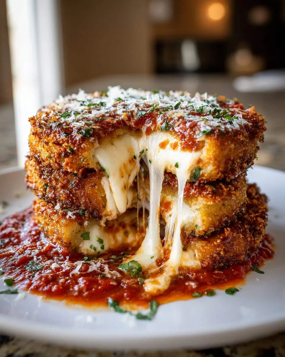 Eggplant Parmesan - detail 1