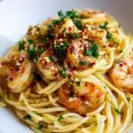 Garlic Butter Shrimp Linguine