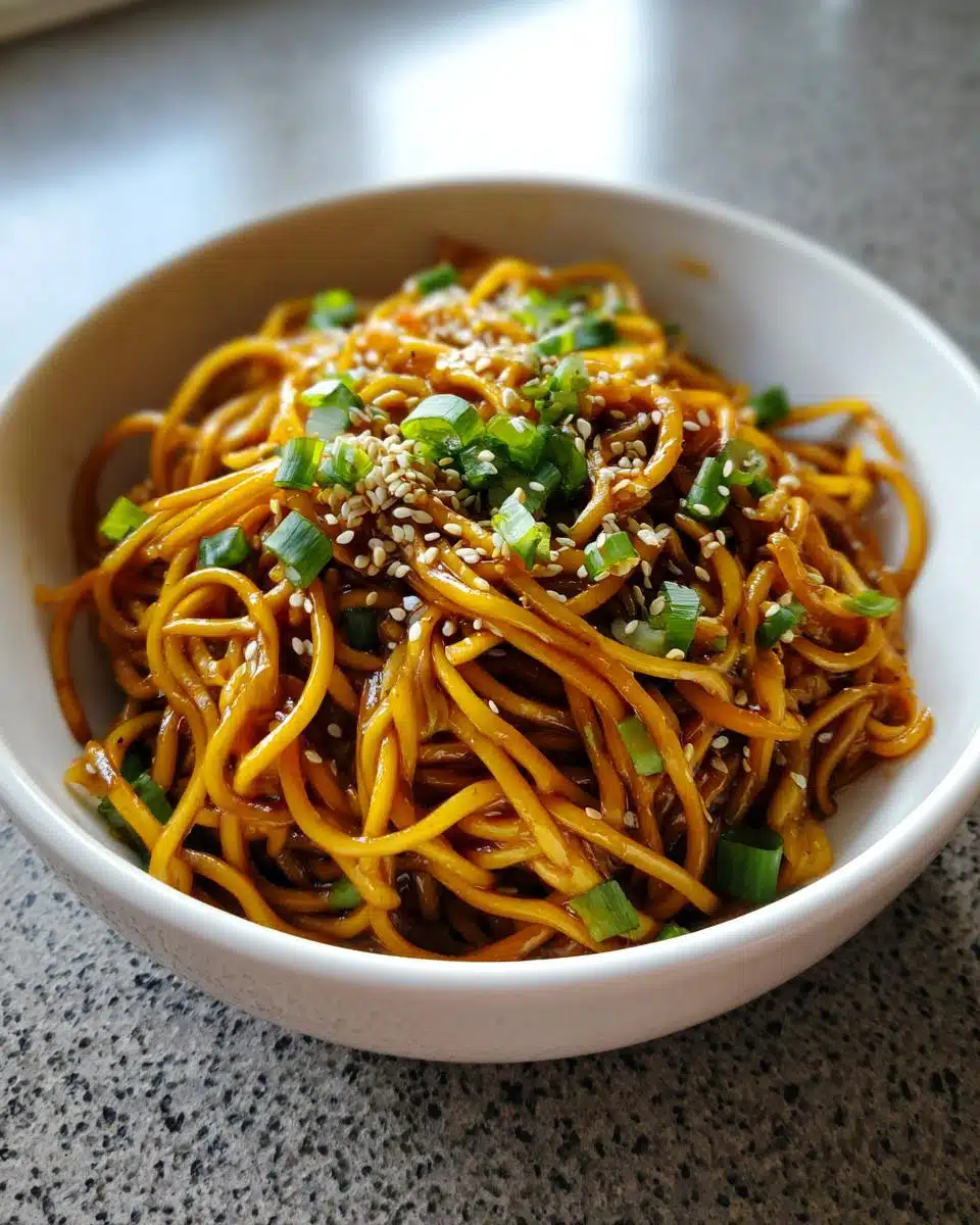 Ginger Soy Noodles