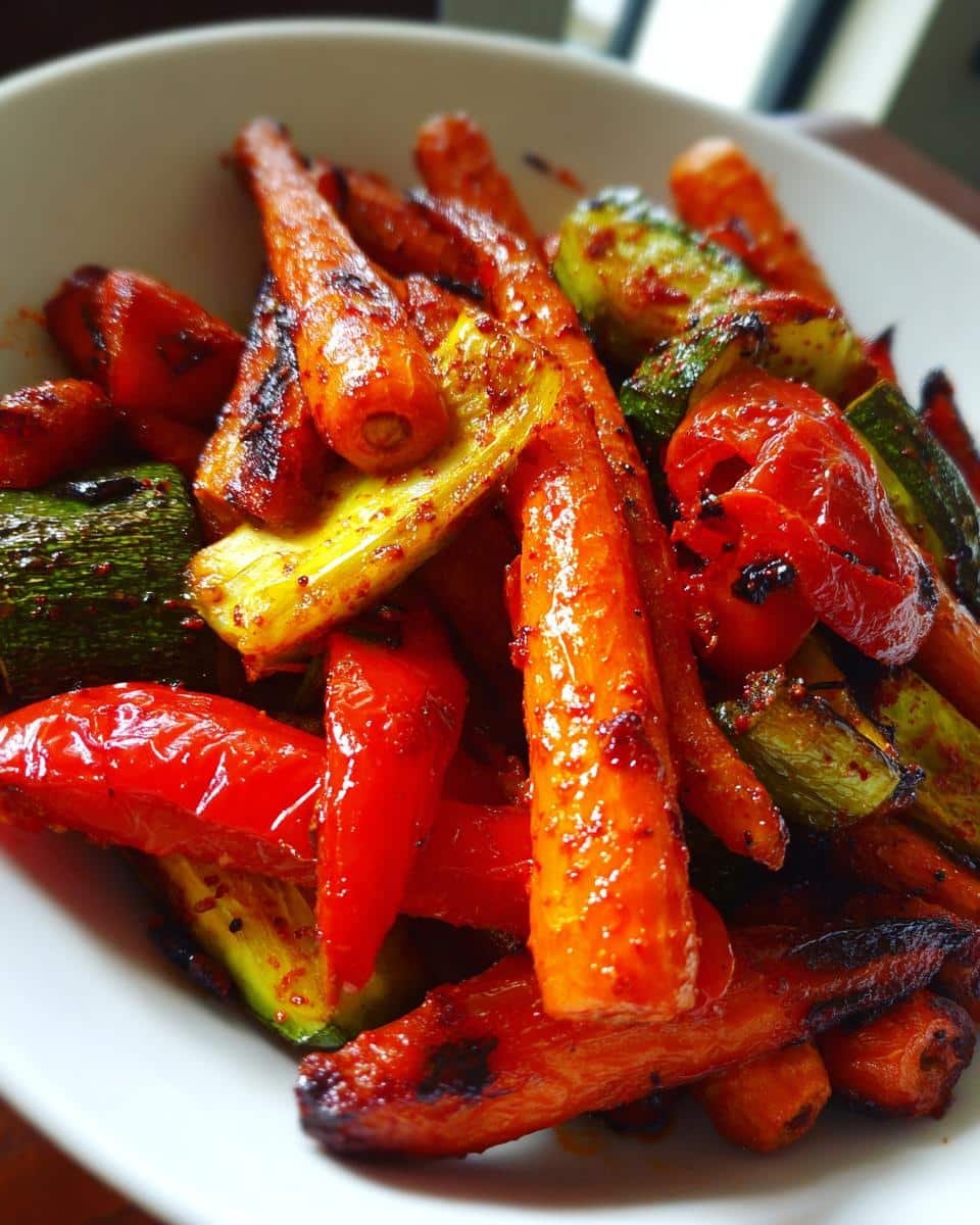 “Spicy Harissa Roasted Vegetables in Just 40 Minutes”