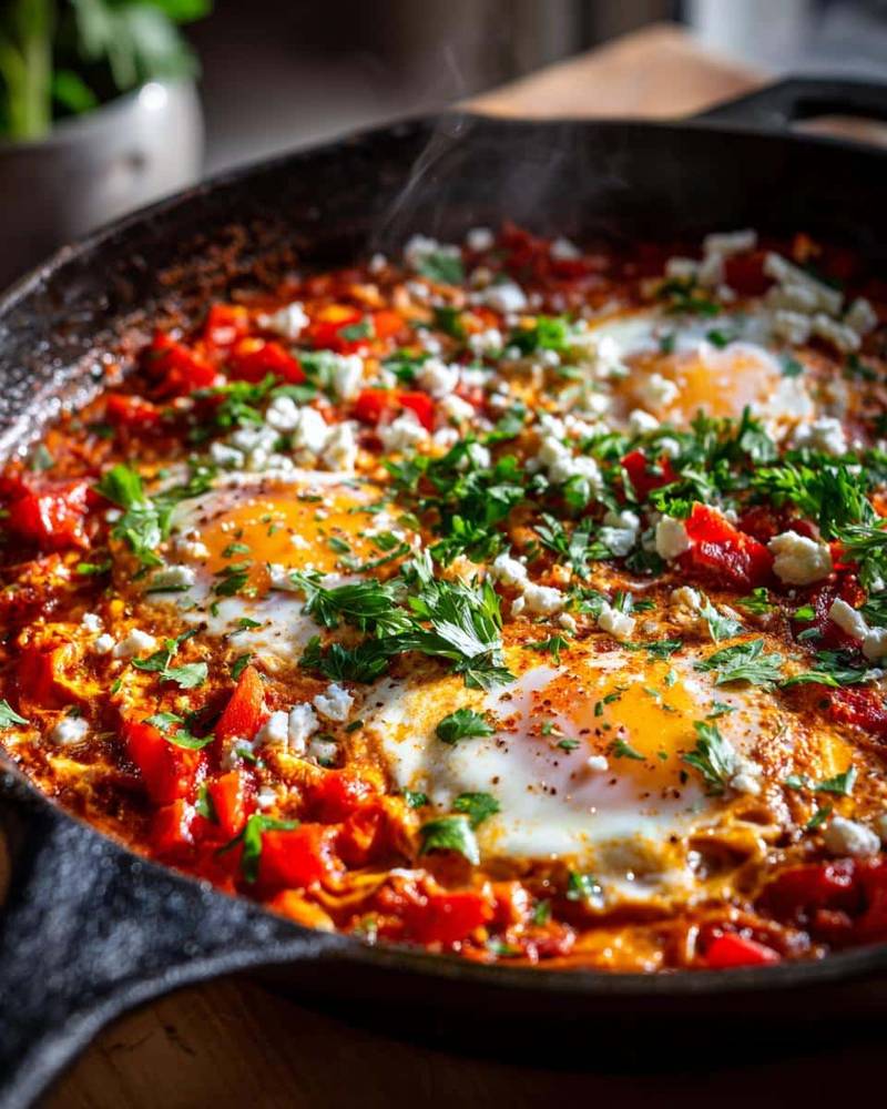 Fiery Harissa Shakshuka Recipe Ready in 30 Minutes