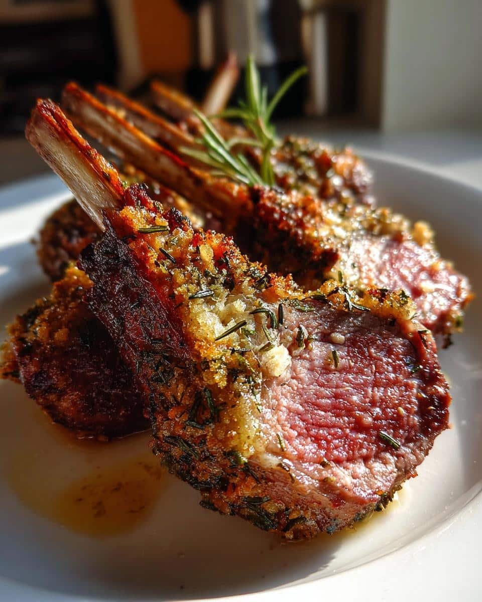 Herb Crusted Lamb Chops - detail 1
