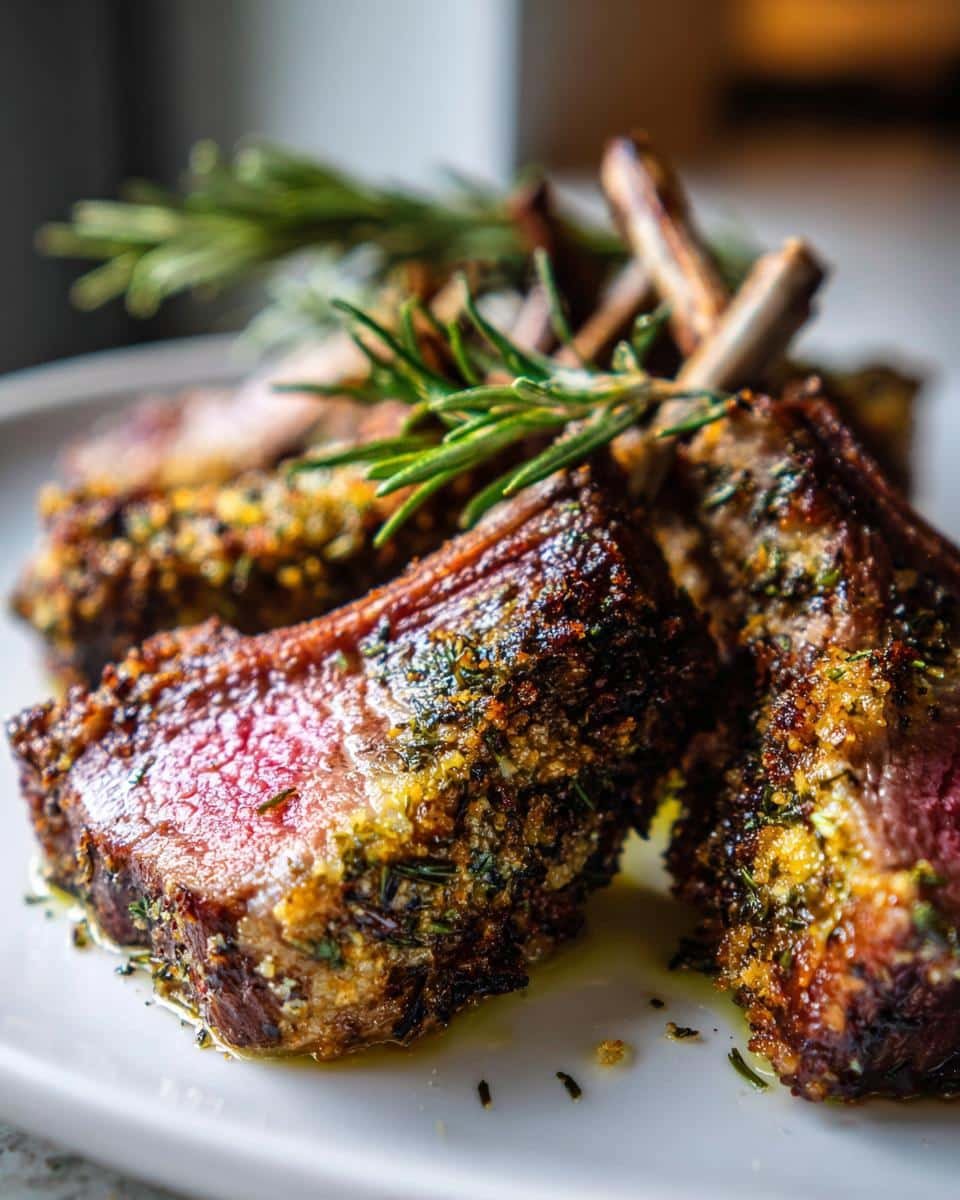 Herb Crusted Lamb Chops - detail 2