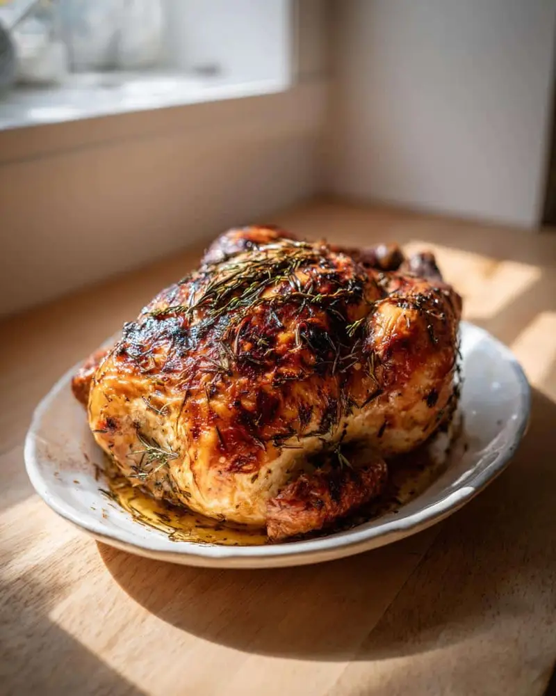 Juicy Herb Roasted Chicken Recipe in 90 Minutes Flat