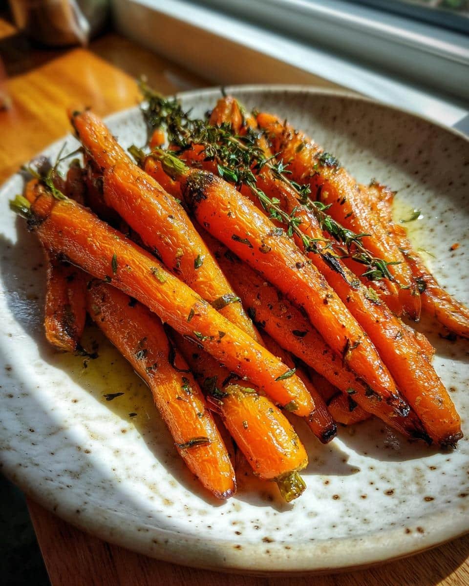 Herb roasted baby carrots kid approved - detail 2