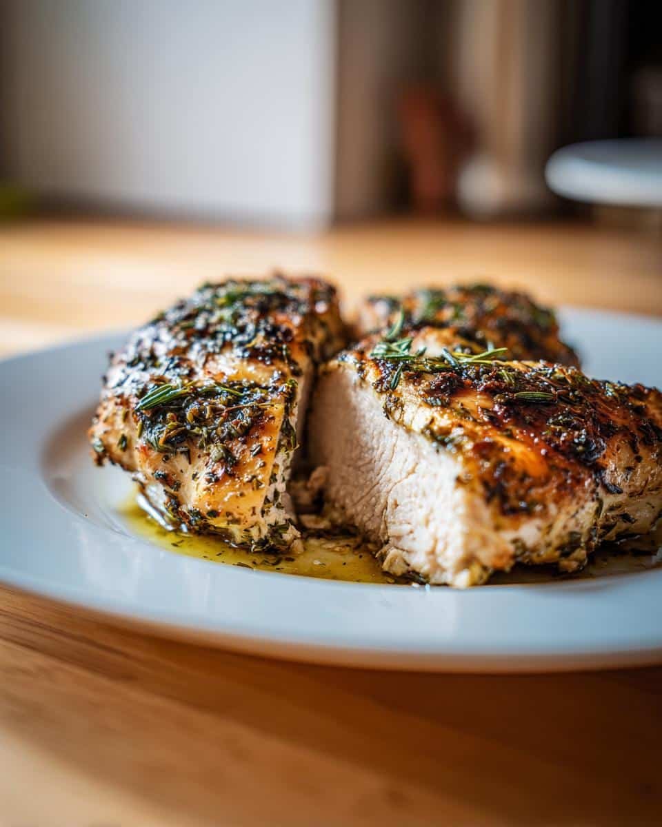 Herb roasted chicken breast easy weeknight - detail 2