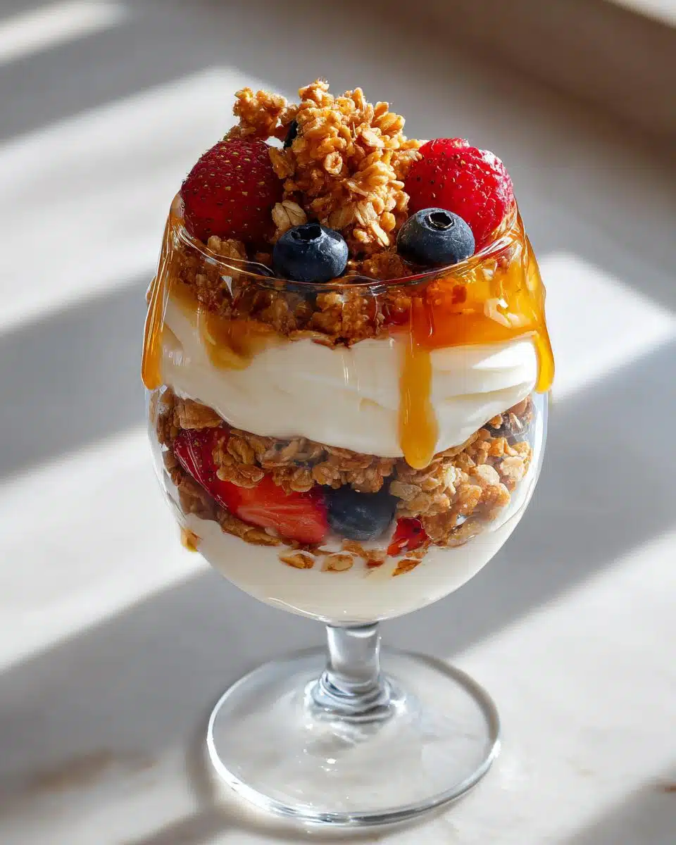 5-Minute Honey Granola Yogurt Parfait You’ll Crave Every Morning