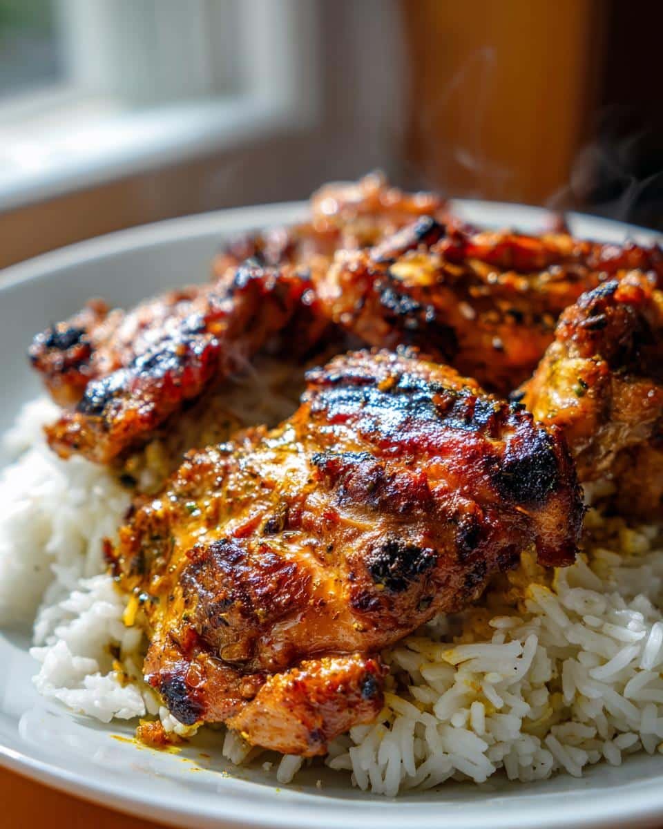 Jerk Chicken with Rice - detail 1