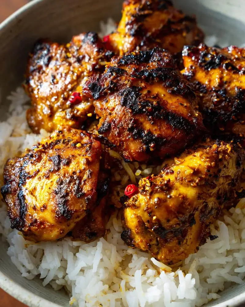 Spicy Jerk Chicken with Rice: 30-Minute Island Magic