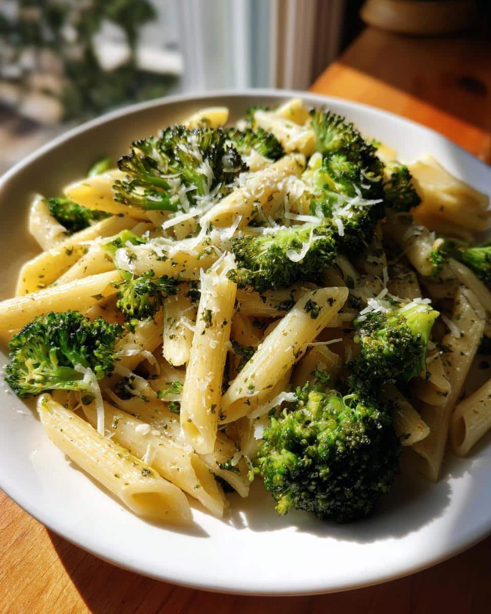 Lemon Garlic Broccoli Pasta - detail 2