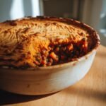 Lentil and sweet potato shepherd’s pie