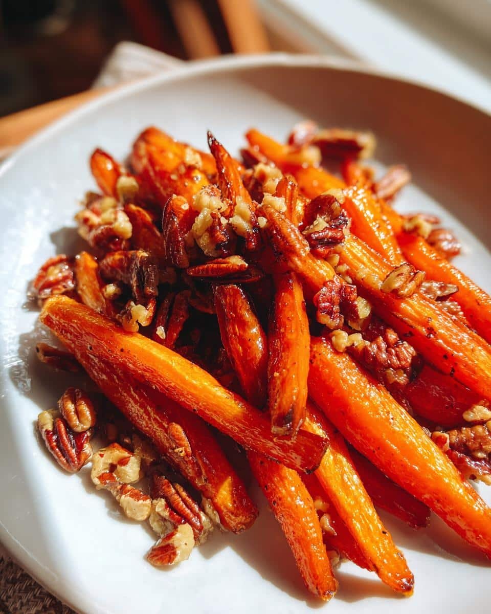 Irresistible 30-Minute Maple Pecan Roasted Carrots Holiday Side