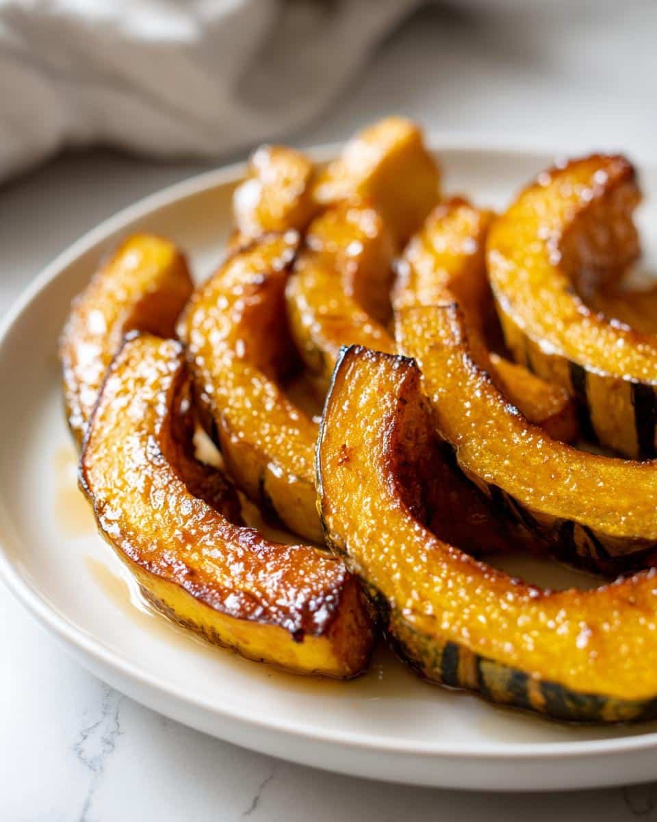 Maple roasted acorn squash holiday side​ - detail 1