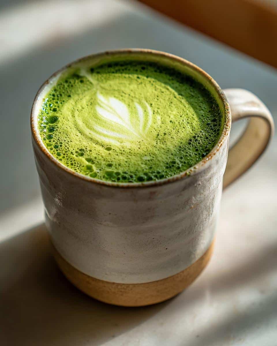 Matcha Green Tea Latte - detail 1