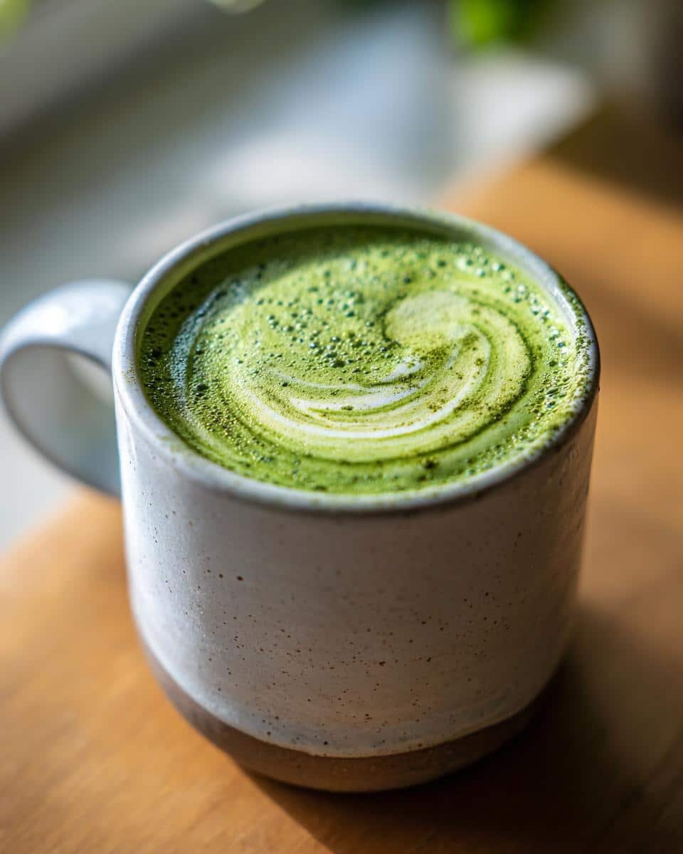 Matcha Green Tea Latte - detail 2