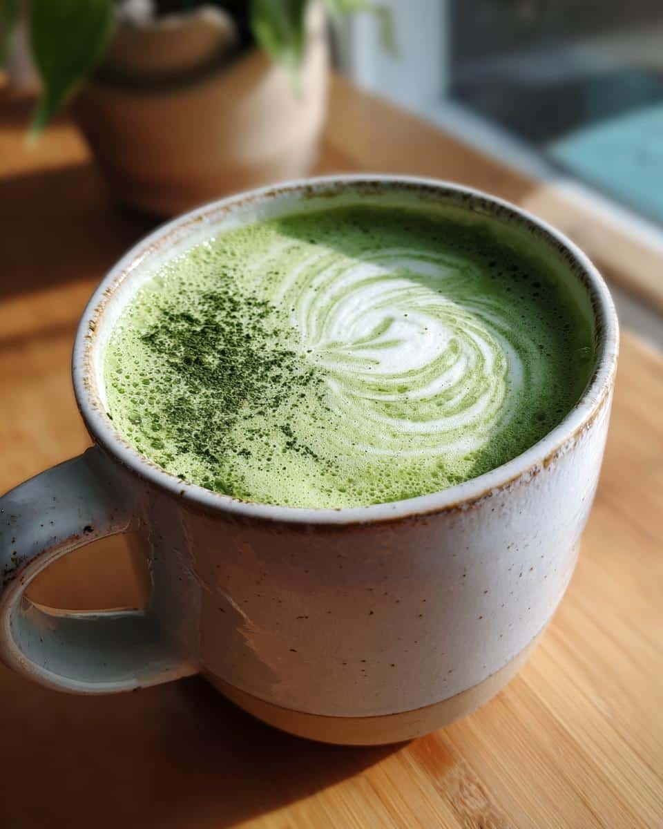 Matcha Green Tea Latte - detail 3