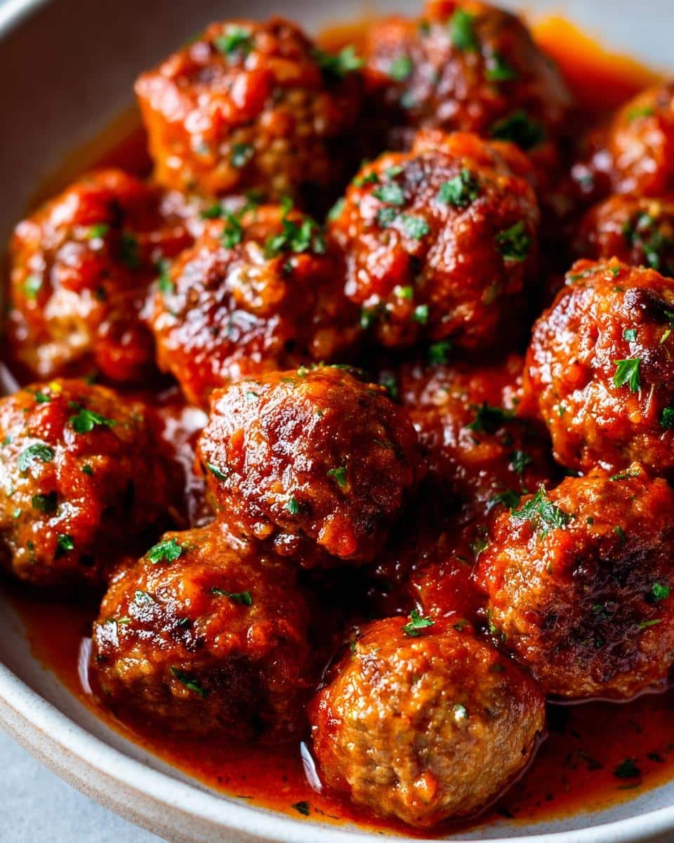 Meatballs in Tomato Sauce - detail 1
