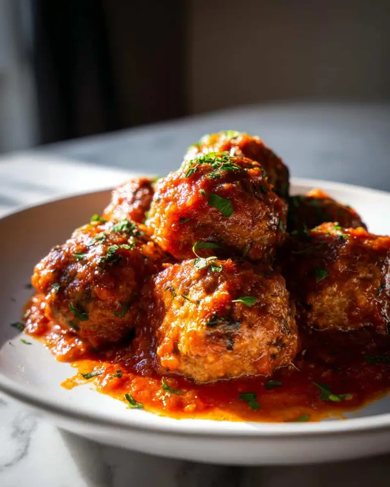 Juicy Meatballs in Tomato Sauce – A 40-Minute Comfort Feast