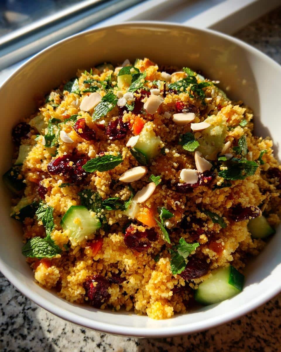 Moroccan couscous salad make ahead​ - detail 1