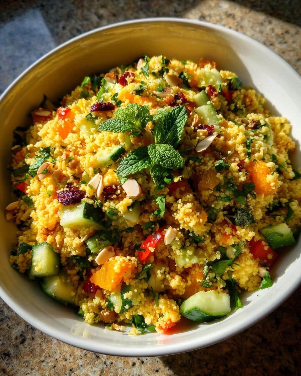 Moroccan couscous salad make ahead​ - detail 2