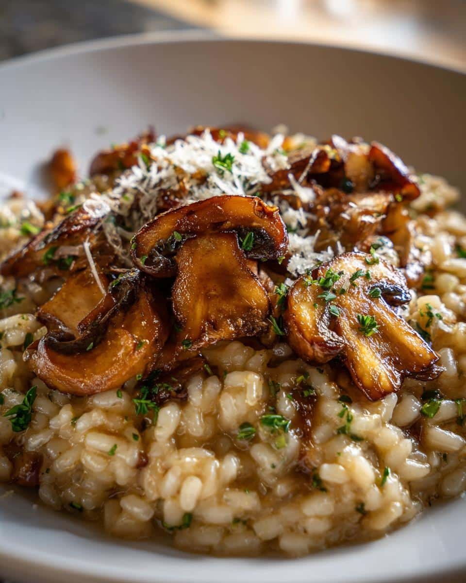 Mushroom Risotto - detail 1