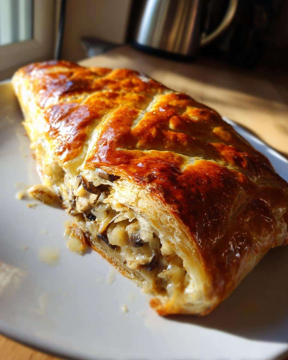 Mushroom Wellington - detail 1