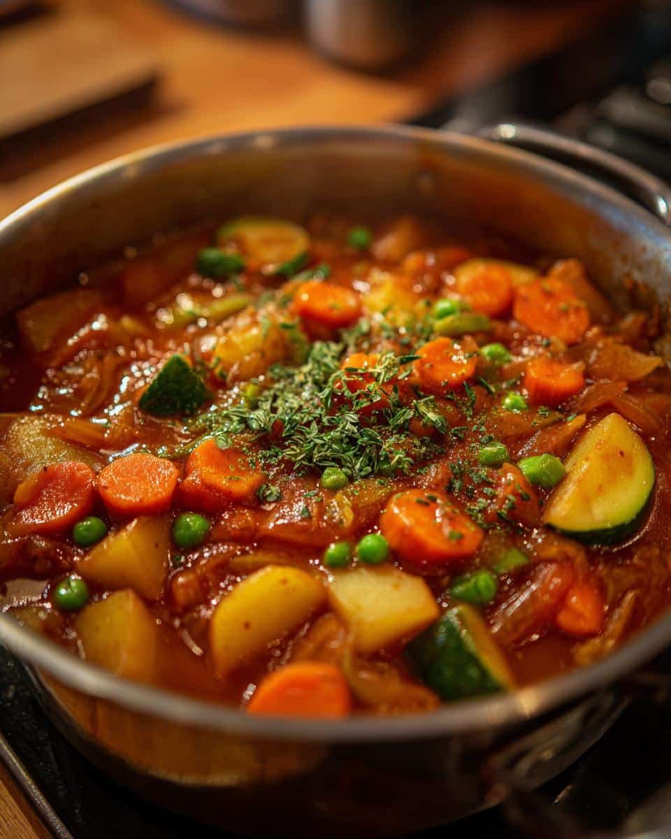 Hearty One Pot Vegetable Stew Feeds 4 Hungry Souls Fast