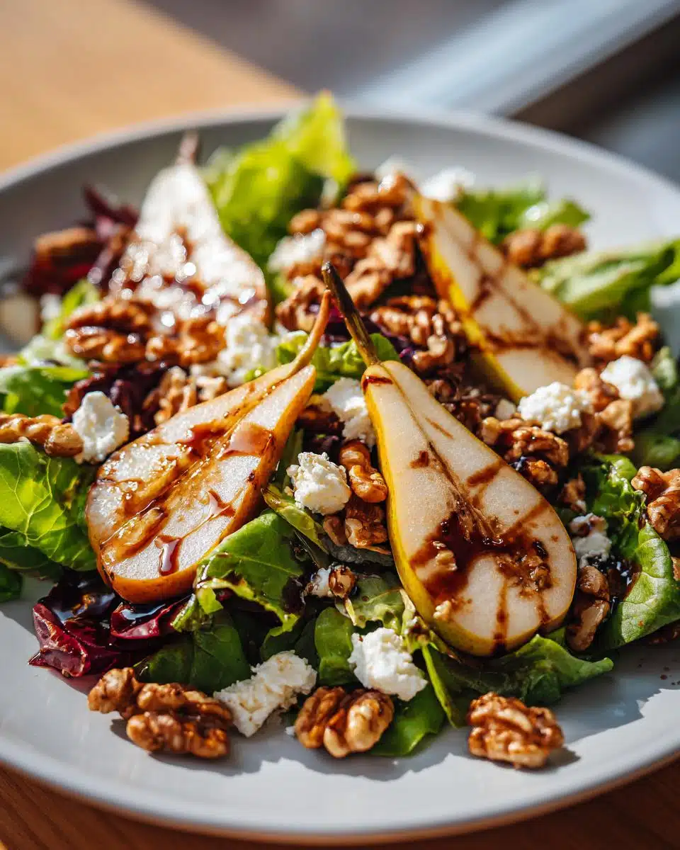 Pear Walnut Salad - detail 1